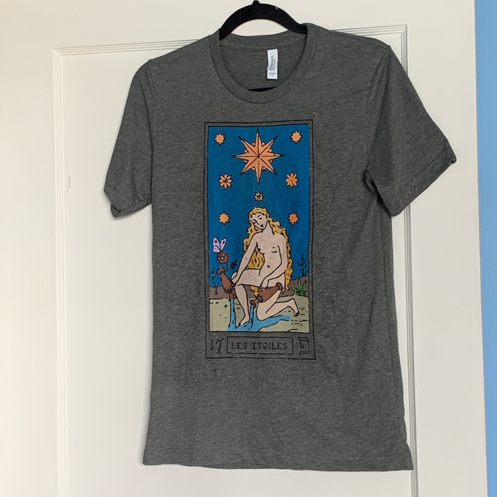 Tarot Card T-shirt, The Star, Witchy Tee